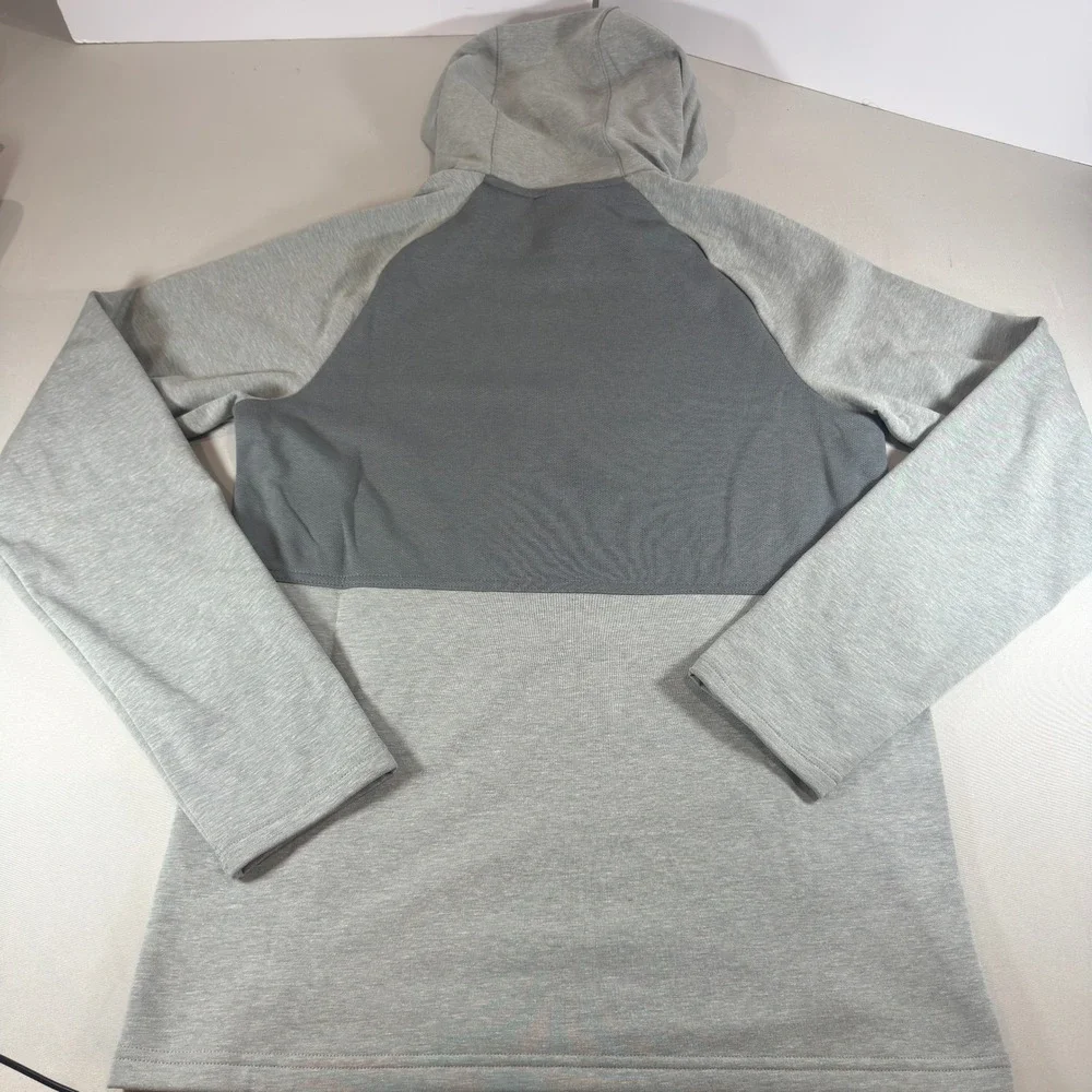 Nike Therma-FIT Men's Gray Neon‎ Dri-FIT Hoodie Pullover Sweatshirt Size Small